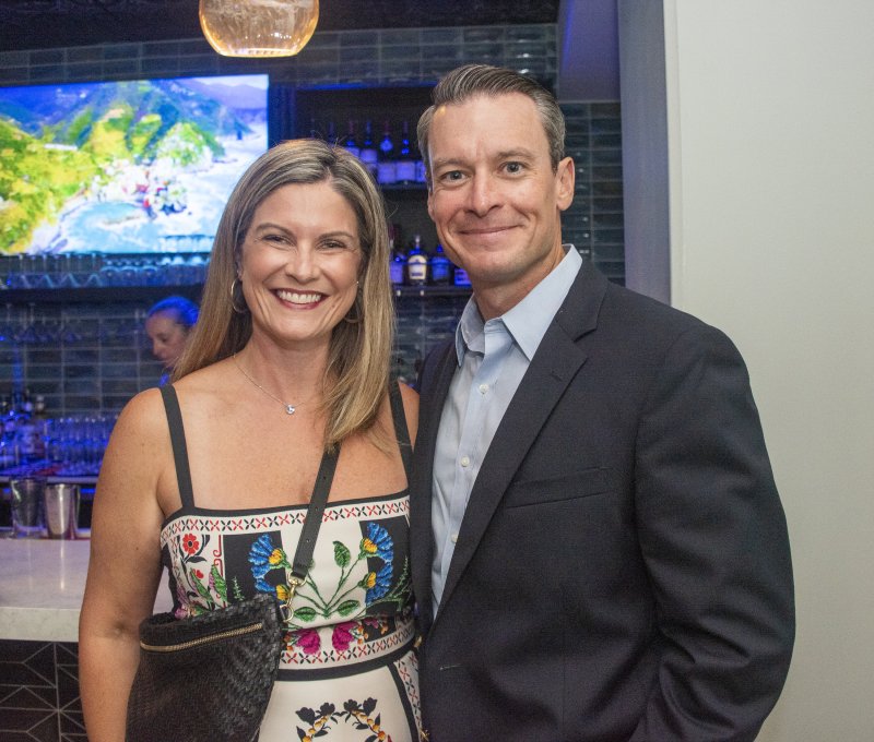Alice and Chris Rausch enjoy the event as they support the Rehoboth Beach Historical Society and Museum.